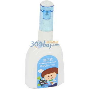 得力（Deli）7283-管状修正液(15ml)卡通外壳颜色、图案均随机发