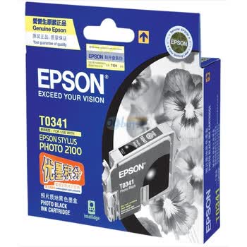 爱普生（Epson）T0341黑色墨盒 C13T034180BD（适用Photo2100 ）