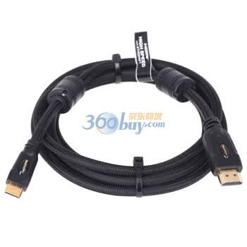 秋叶原（CHOSERL)Q691 HDMI转迷你HDMI转接线 2米