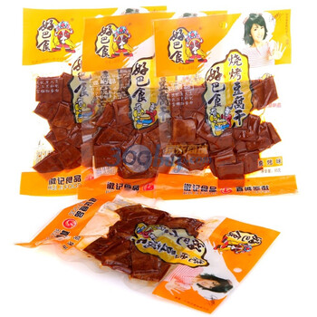 好巴食豆腐干烧烤味95g*10袋