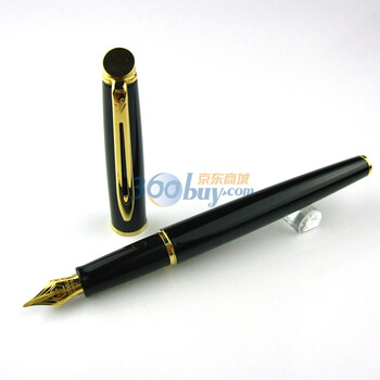 威迪文Waterman隽雅纯黑丽雅金夹墨水笔 - 京