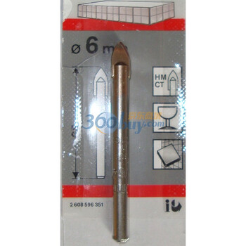 博世（Bosch） 玻璃钻头6mm （2608596351）