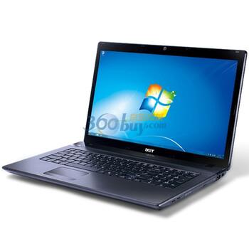 宏碁（acer）AS7750G-2432G75Mnkk 17.3英寸笔记本电脑（i5 2430M 2G 750G HD6650M 2G独显 蓝牙 WIN7）黑色