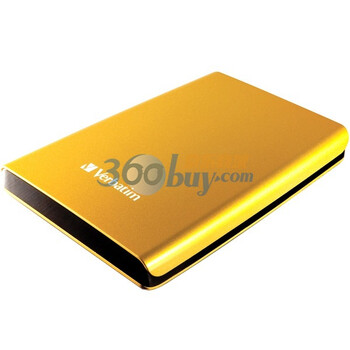 威宝（Verbatim）2.5寸 USB3.0 开拓者系列 1TB 移动硬盘（黄色）