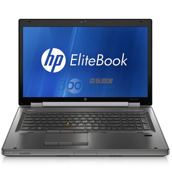 惠普（hp）8760w-QA169PA 17.3英寸移动工作站 （i7-2720QM 8G 750G 2G独显 D刻 无线 蓝牙 指纹 摄像头 W7）