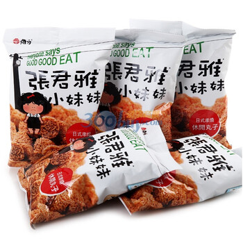 中国台湾张君雅小妹妹日式休闲丸子95g*5袋