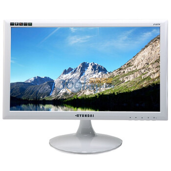 现代（HYUNDAI）F197H 18.5英寸LED背光宽屏液晶显示器 白色