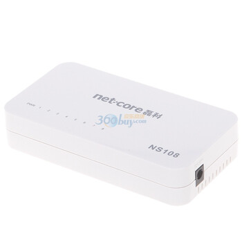 磊科（Netcore）NS108 SOHO交换机（美观便携式小交换）