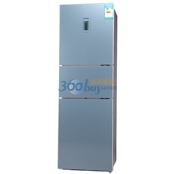西门子（SIEMENS）KK27F77TI 265升 晶影玻璃门系列 三门冰箱（冰蓝色）
