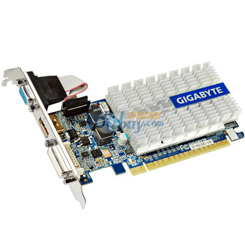 技嘉（GIGABYTE）GV-N210SL-1GI 520MHz/1200MHz 1024MB/64 bit DDR3 PCI-E 显卡