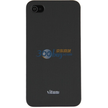 唯珍 苹果 Apple iPhone 4 4S 磨砂系列彩壳 保护壳 护盾 黑色