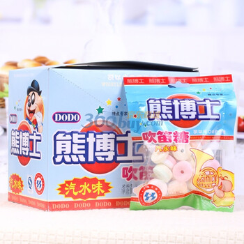 徐福记熊博士吹笛糖汽水味60g*10