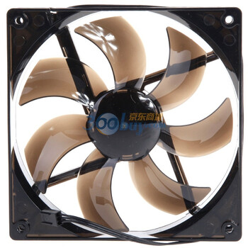 超频三（PCCOOLER）黑晶F-146B 蓝灯机箱风扇