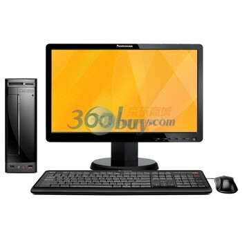 联想（Lenovo）家悦i R358台式电脑（双核190 2G内存 500G硬盘 512M独显 DVD光驱 Win7）