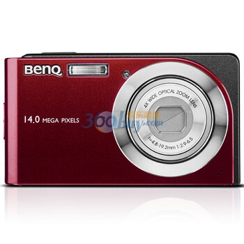 明基（BenQ） E1468 数码相机（炫目红色）