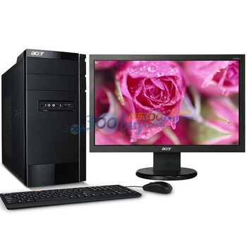 宏碁（Acer） AM1860台式电脑（i3 2120 2G 1TB 512M独显 DVD 读卡器 键鼠 Linux）
