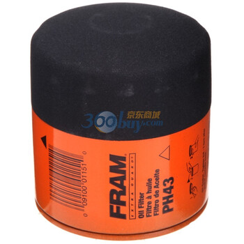方牌（Fram）高效机油滤清器PH43（奥迪A6L, 3.0L,奥迪A62.4L,2.8L,奥丁2.5L柴油）