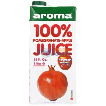 土耳其罗曼100%石榴苹果果汁1L*6盒