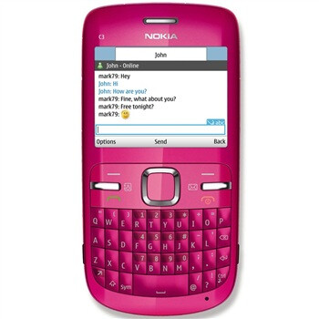 诺基亚（NOKIA）C3 手机（粉色）GSM 非定制机