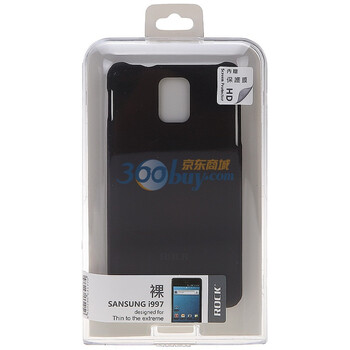 洛克（ROCK）SAMSUNG三星 I997 Infuse 4G nakedshell裸壳（黑色，超薄）