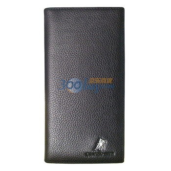 美国U.S.POLO ASSN.真皮男士长款钱包西服夹11273A-1-1黑色