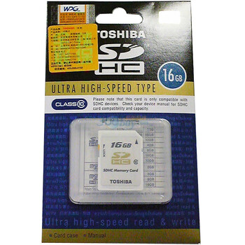 东芝(TOSHIBA) 16G SDHC存储卡(Class10)