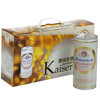 Kaiserdom 凯撒 白啤 1L*4听/礼盒