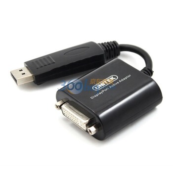 优越者 Y-6322 主动式DP转DVI母头17CM连接线（JM芯片，AMD多屏显示）