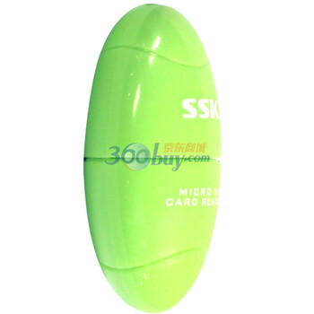飚王（SSK） 彩虹豆Micro SD读卡器 SCRS056绿色