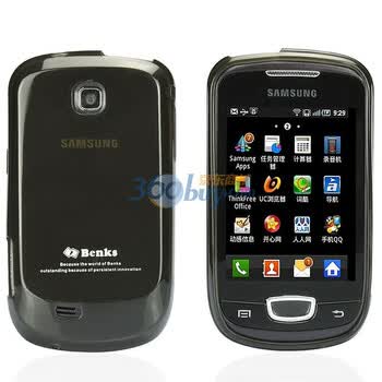 邦克仕（Benks）Magic Jelly移动数码产品专用保护壳（适用于三星 SAMSUNG S5570透黑色）