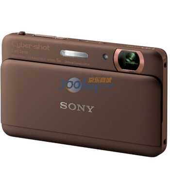 索尼（SONY） TX55数码相机（1620万像素 3.3寸触摸屏 5倍光变） 棕色