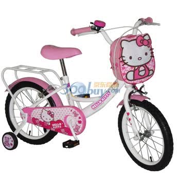 Hello Kitty凯蒂猫16寸儿童自行车白色（附背包）