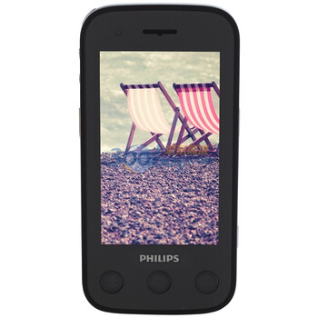 飞利浦（PHILIPS）D813 3G手机（银白）CDMA2000/GSM 双模双待 电信定制机