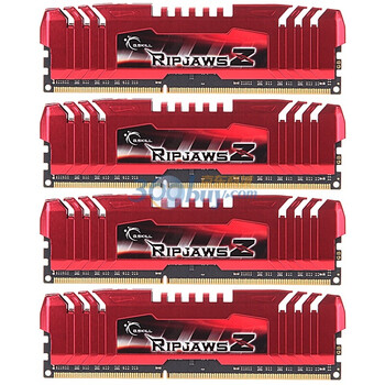 G.SKILL（芝奇）RipjawsZ DDR3 1600 16G(4G×4条)台式机内存(F3-12800CL9Q-16BGZL)