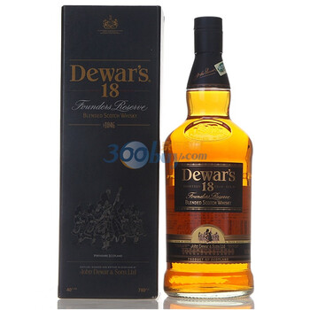Dewar‘s 帝王18年调配苏格兰威士忌 750ml