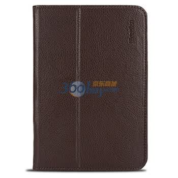 邦克仕（Benks）SAMSUNG Galaxy Tab/P6200 棕色 超薄皮套Magic Pancake移动数码产品专用保护套
