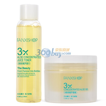 Fanxishop凡茜3倍浓缩芦荟2件套（3倍浓缩芦荟胶150g+3倍浓缩芦荟汁246ml）
