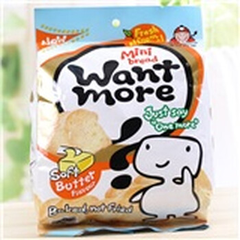 Wantmore小老板面包干奶油味50g*2袋