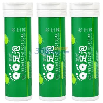 宣琪QQ足泡泡腾片（老生姜精华6g*10片）*3支