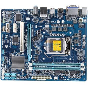技嘉（GIGABYTE）GA-H61M-S2H rev1.3主板(Intel H61 /Socket LGA 1155)