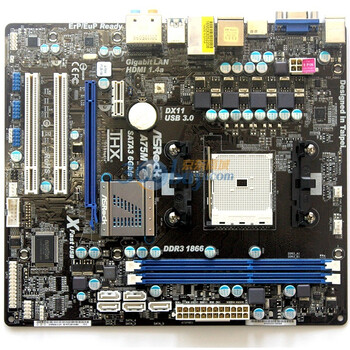 华擎（Asrock）A75M 主板（AMD A75 FCH/Socket FM1）