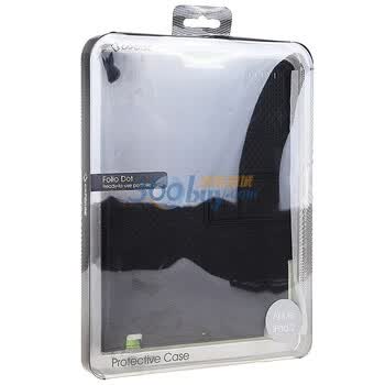 卡登仕（Capdase）超薄皮套 黑色（侧翻）Dot纯点系列 适用于苹果（Apple）Ipad 2