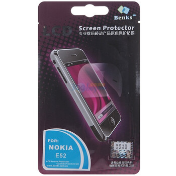 邦克仕（Benks）HR高透系列保护贴膜（诺基亚 Nokia E52 贴膜）