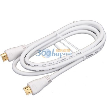 秋叶原（CHOSERL）迷你版白色HDMI（支持3D）LDN0043 1.8米