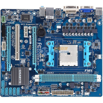 技嘉（GIGABYTE）GA-A75M-S2V 游戏版本主板(AMD A75 /Socket FM1)