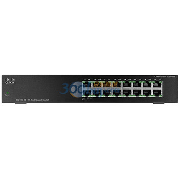 思科（Cisco）SG100-16 非网管机架千兆交换机