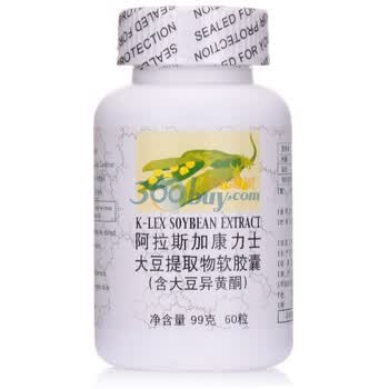 K-LEX阿拉斯加康力士大豆提取物软胶囊（含大豆异黄酮）60粒