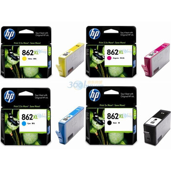 惠普（HP）CB684ZZ 862XL号 高容全色墨盒套装（CB684ZZ+ CB323ZZ+ CB324ZZ+ CB325ZZ）