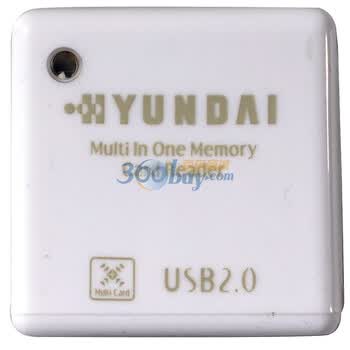 韩国现代（HYUNDAI）HY-CR803 白色 高集成多合一 高速读卡器