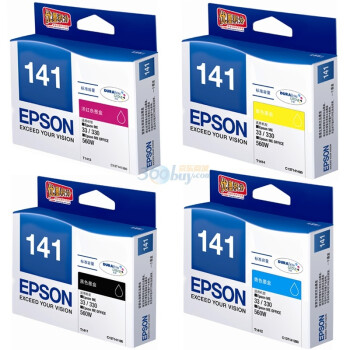 爱普生（Epson）T1411 系列4色墨盒（适用ME330 ME33 620F 900WD 960FWD)